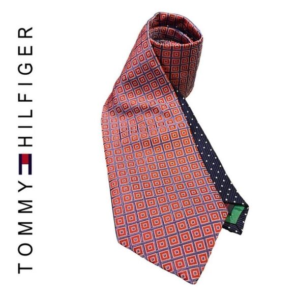 Tommy Hilfiger Other - Tommy Hilfiger Silk Blue & Red Color Changing Professional Business Designer Tie